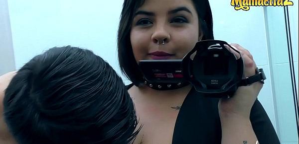  MAMACITAZ - Petite BBW Teen Latina Xiomara Soto Has POV Revenge Sex On The Bath Tub